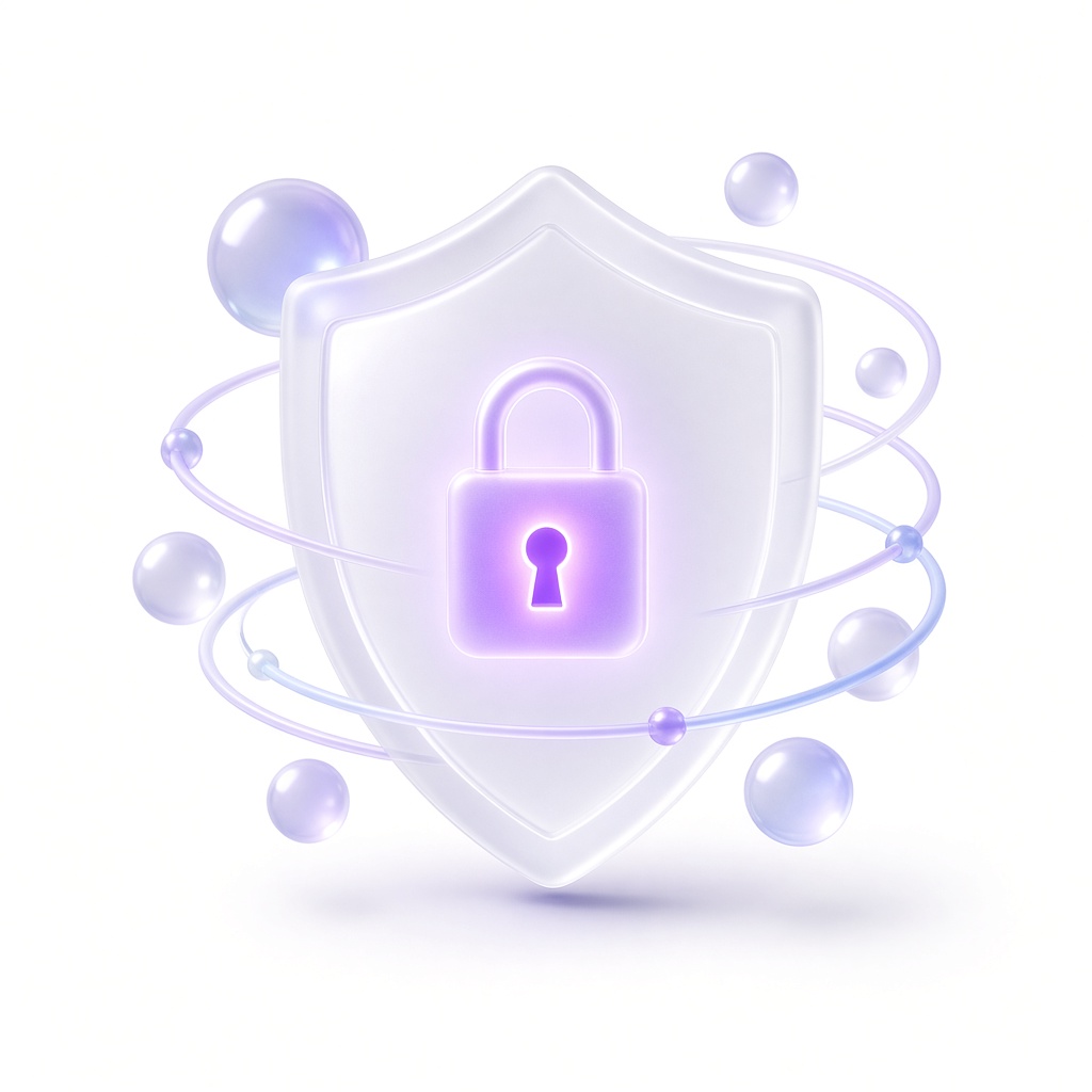 Security shield illustration